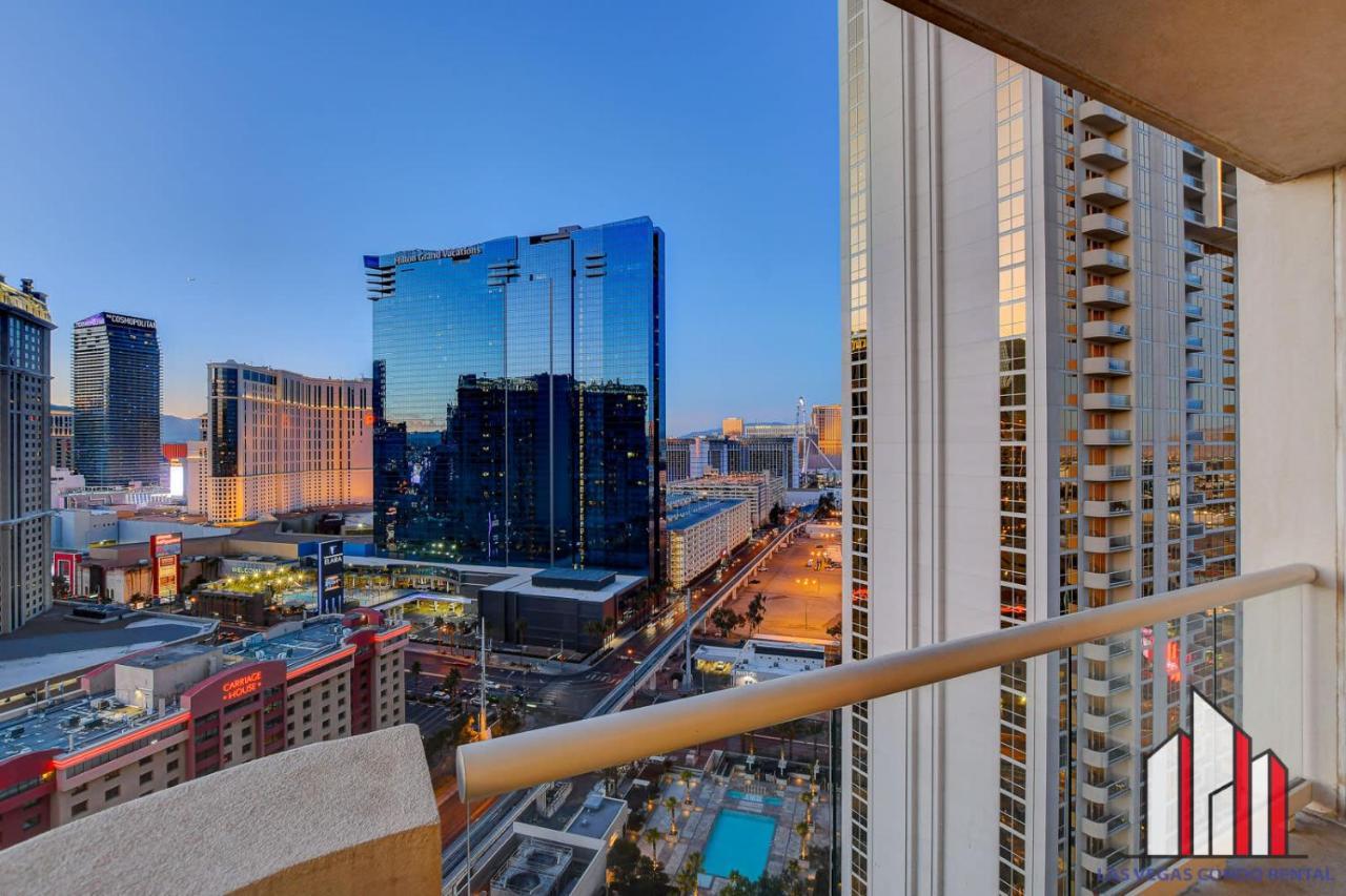 Mgm Signature-22-707 F1 Track & Strip View Balcony Las Vegas Exterior photo